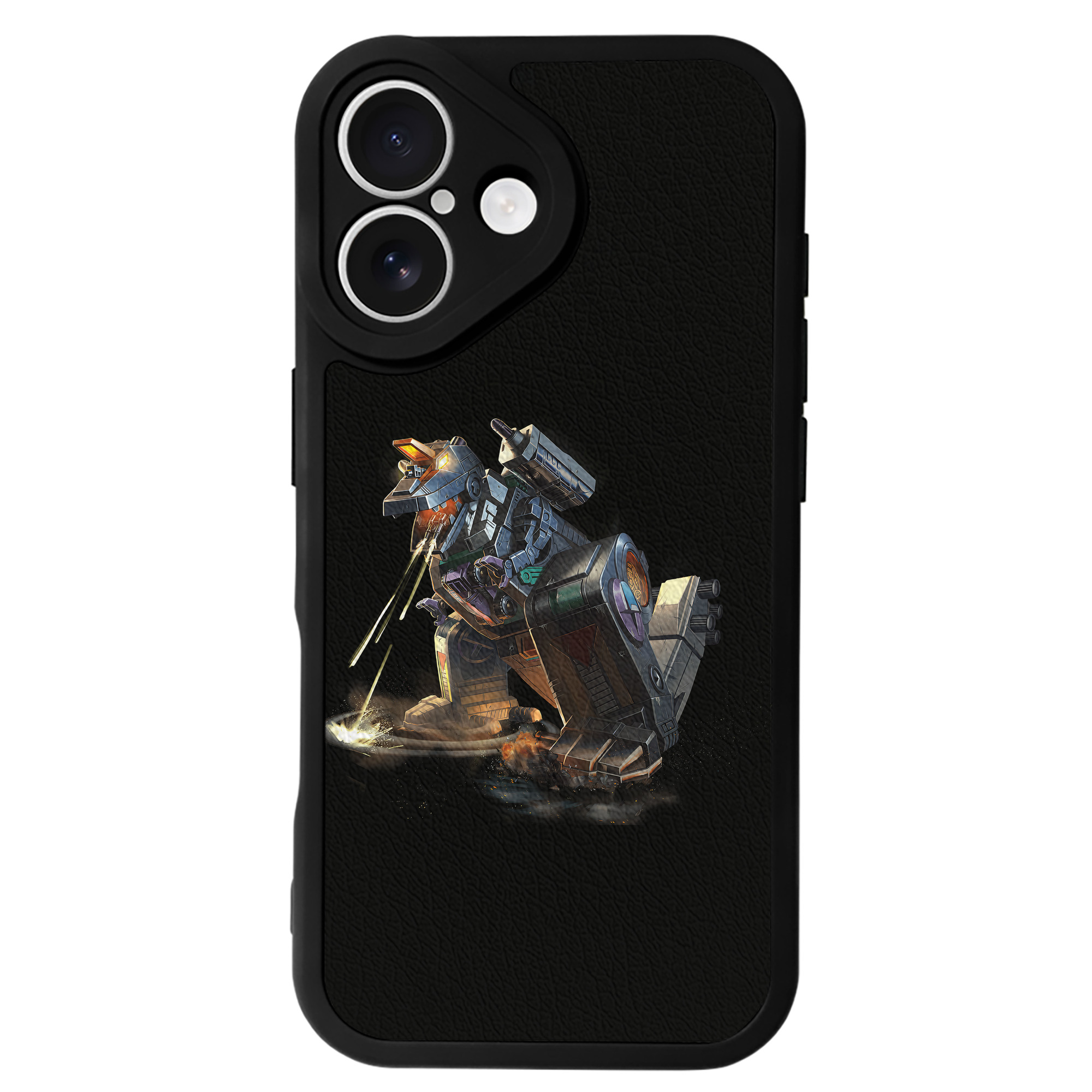 （画像用） Transformers トランスフォーマー 【iPhone 16シリーズ対応】シリコンスマホケース（レザー調） 材質：シリコン